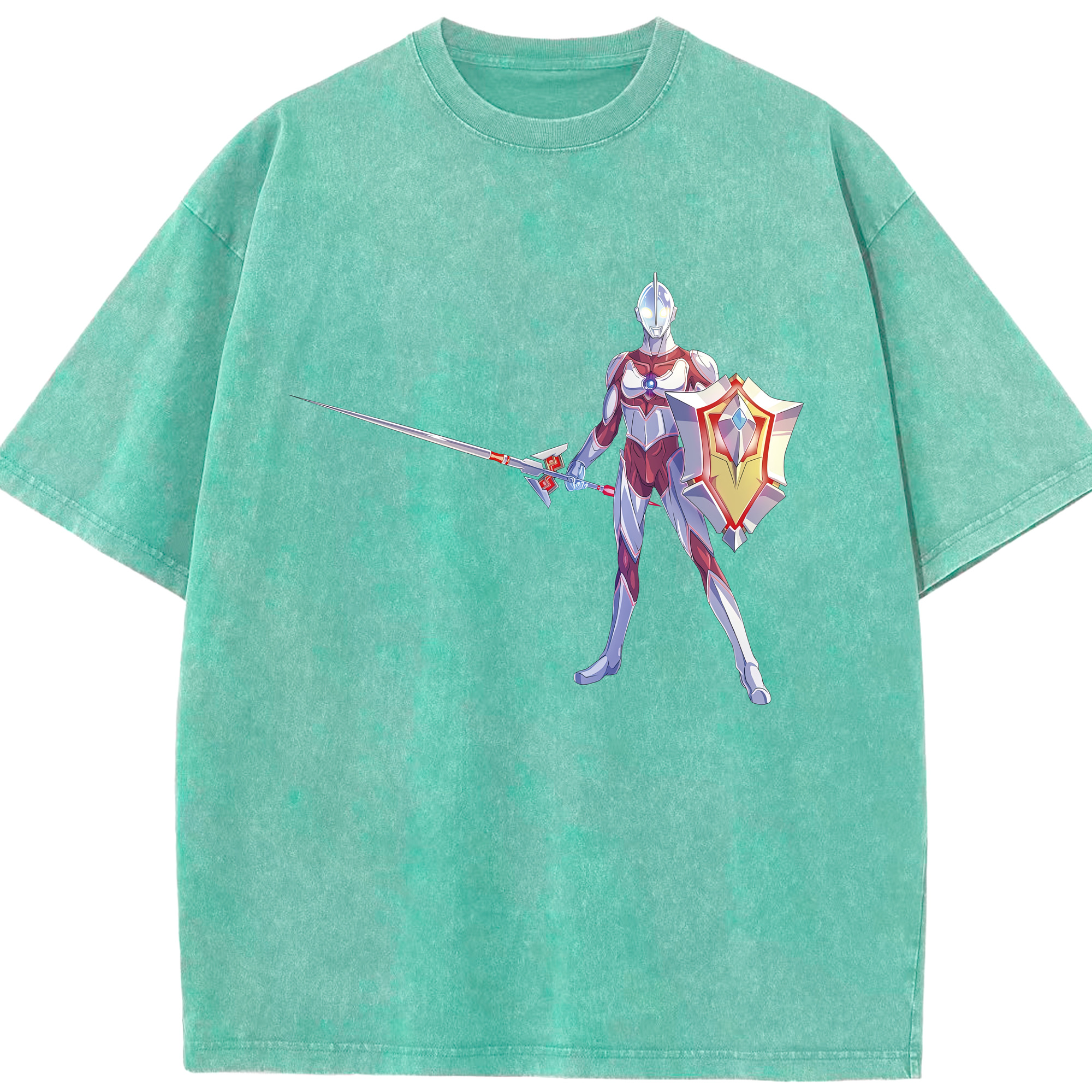 （画像用） ウルトラマン Ultraman 綿100% ヴィンテージ風 半袖Tシャツ（フロントプリント）